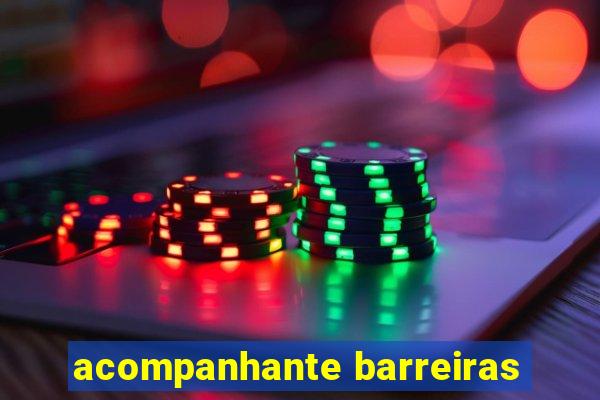 acompanhante barreiras